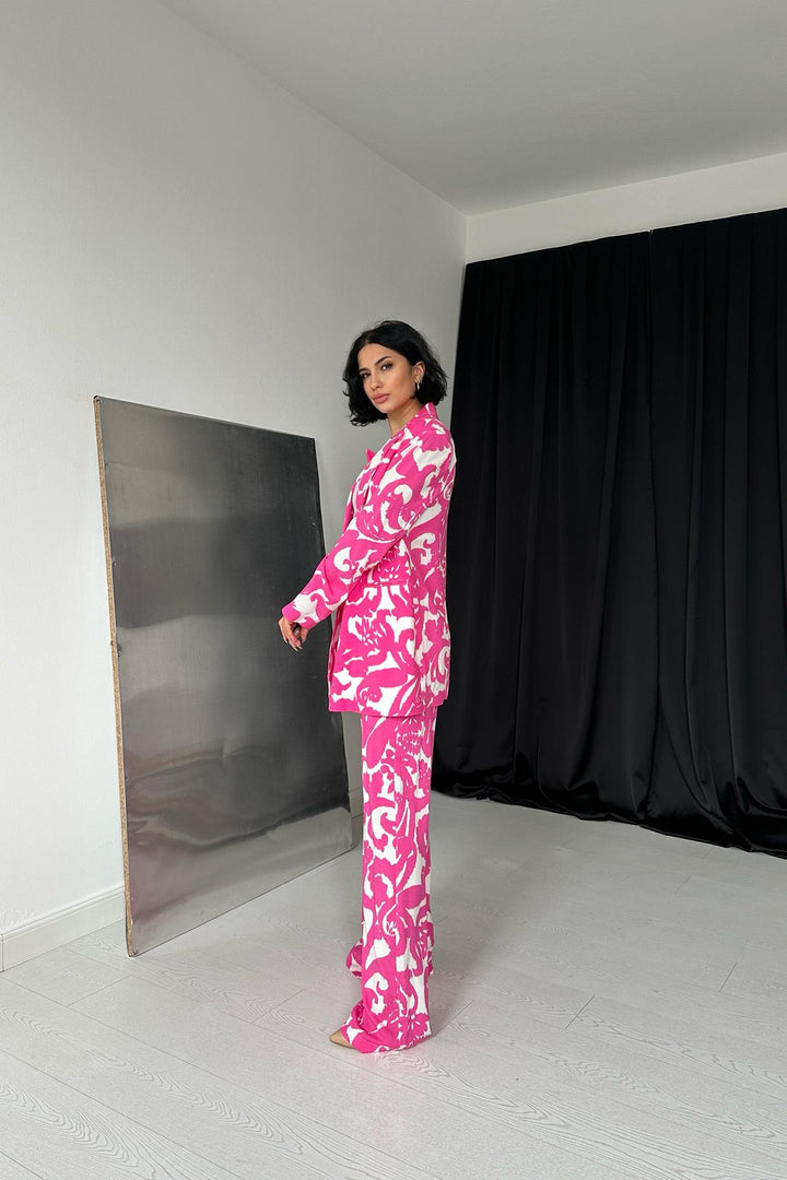 ELS Jacket and Trousers Set - Fuchsia - Lancaster