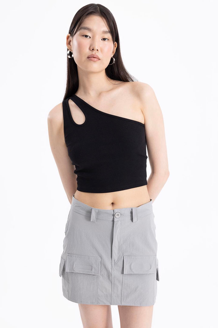 BSL Women Pocket Detailed Tight Mini Skirt - Meridian