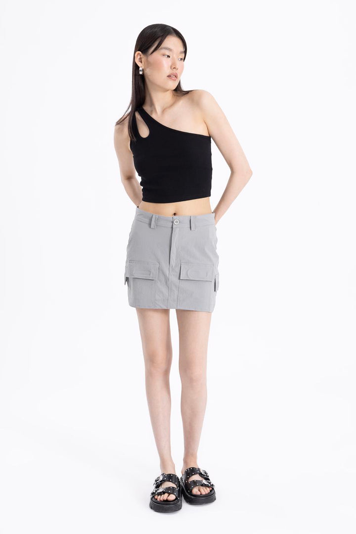 BSL Women Pocket Detailed Tight Mini Skirt - Meridian