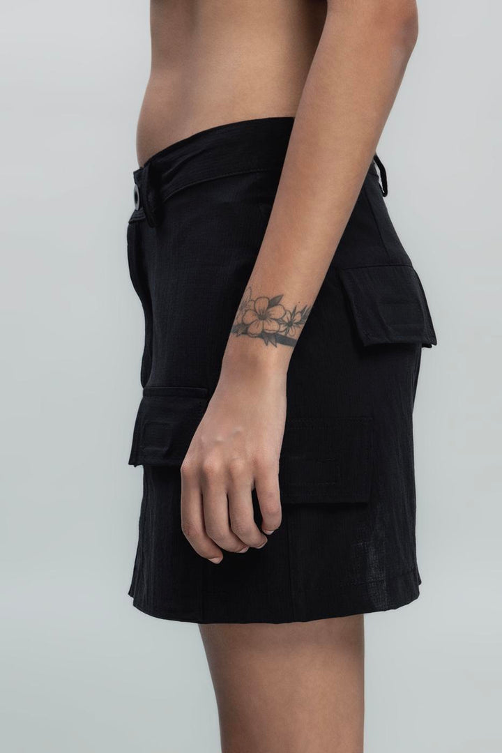 BSL Women Pocket Detailed Tight Mini Skirt - Hatfield