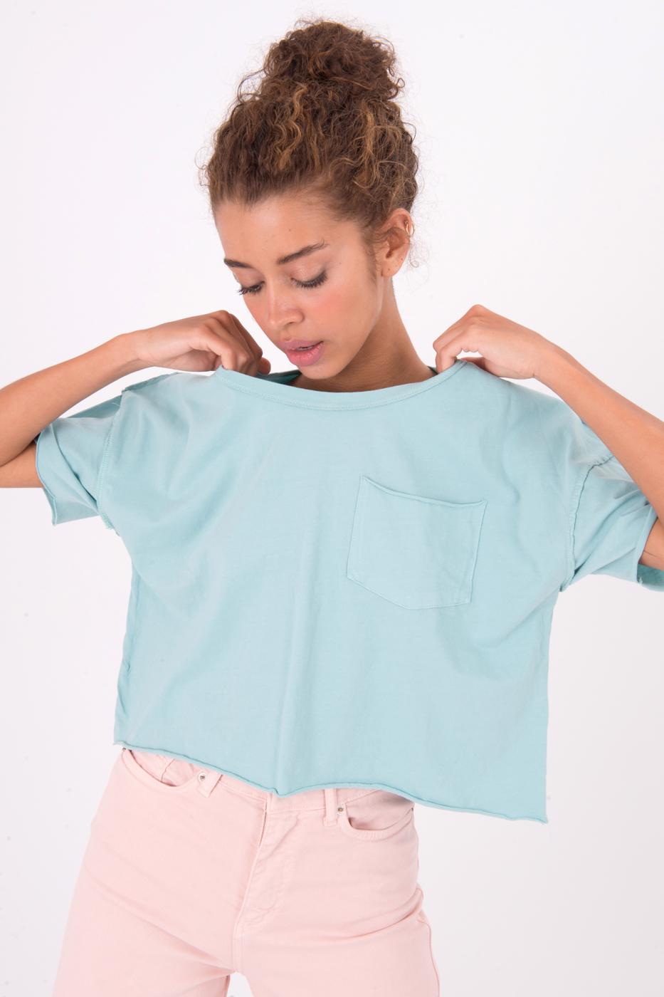 BSL Women Tie Dye T-Shirt with Pocket - Riga