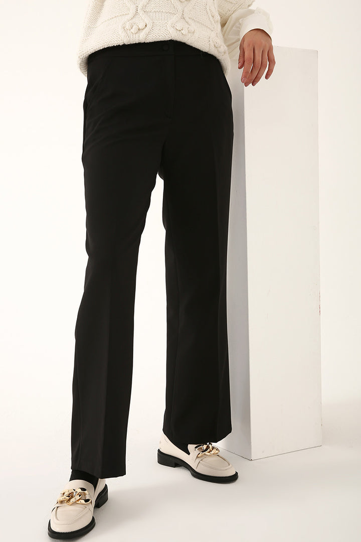 TLD Women Allday Black Pocket Wide Leg Pants - Chaïdári