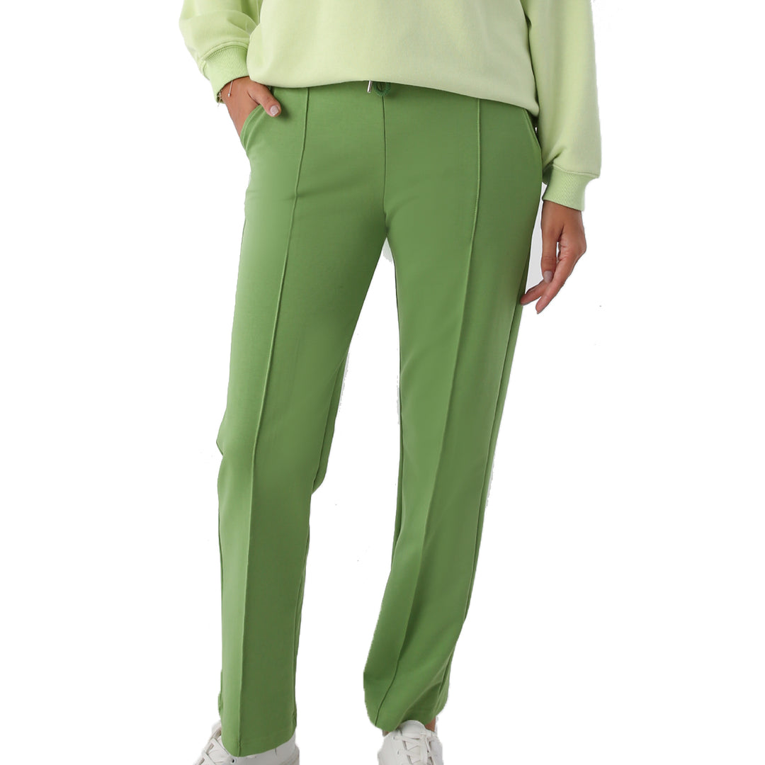 TLD Women Allday Green Pocketed Sweatpants - Dormagen