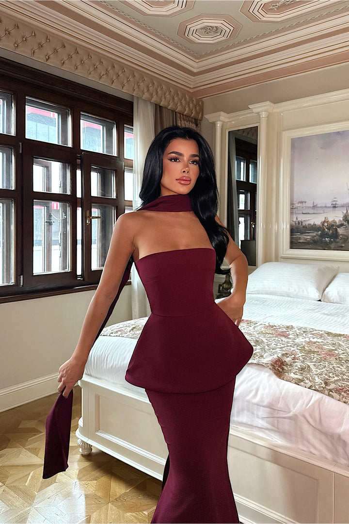 EYY Women Cherry Benedita Long Scarf Dress - DeLand