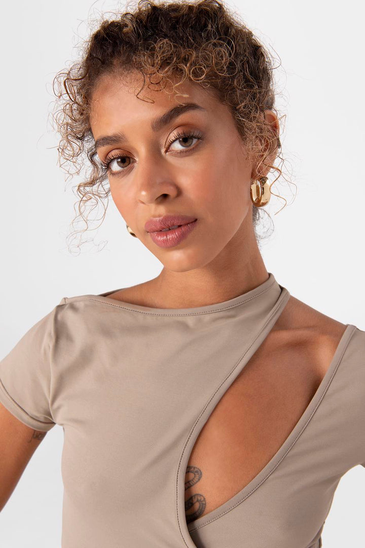 BSL Women Choker neck cut-out top - Velsen-Zuid