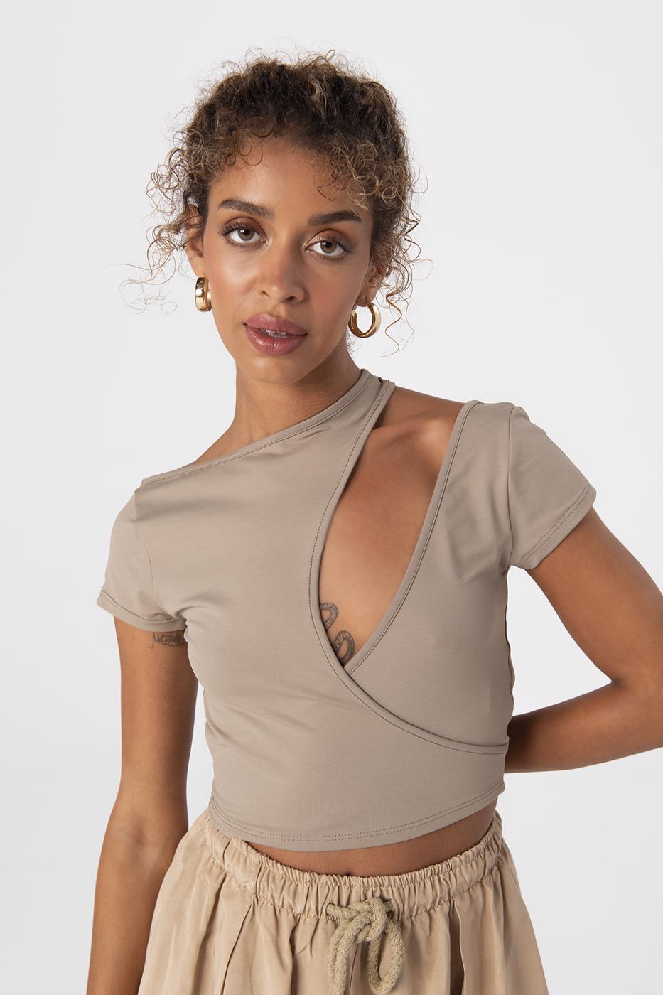 BSL Women Choker neck cut-out top - Velsen-Zuid