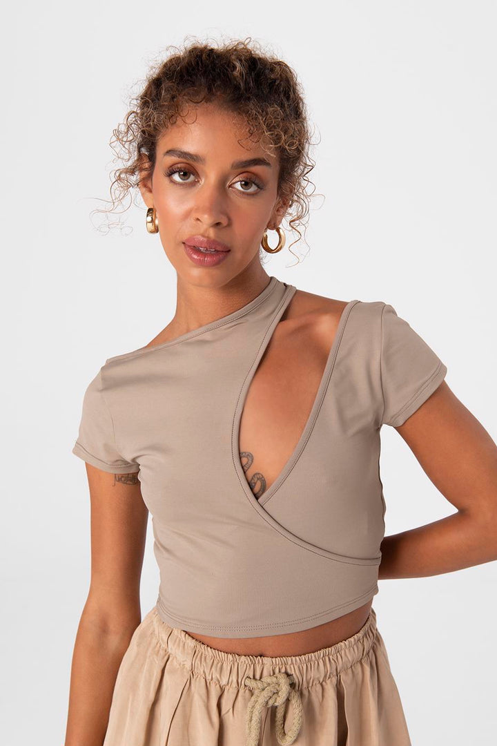 BSL Women Choker neck cut-out top - Velsen-Zuid