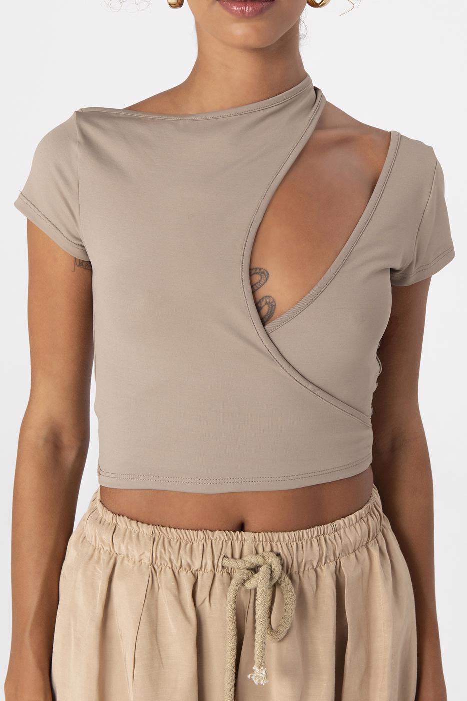 BSL Women Choker neck cut-out top - Velsen-Zuid