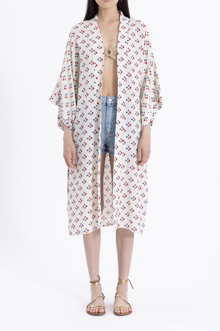 BSL Women Floral Print Kimono - Monterotondo