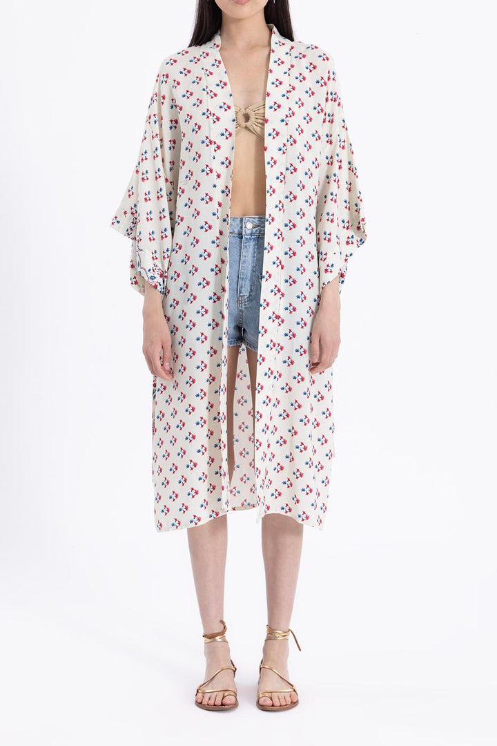 BSL Women Floral Print Kimono - Monterotondo