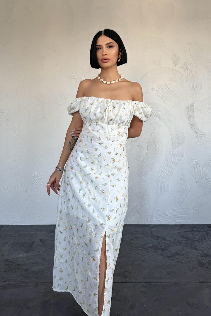 ELS Floral Summer Dress - Yellow - West New York