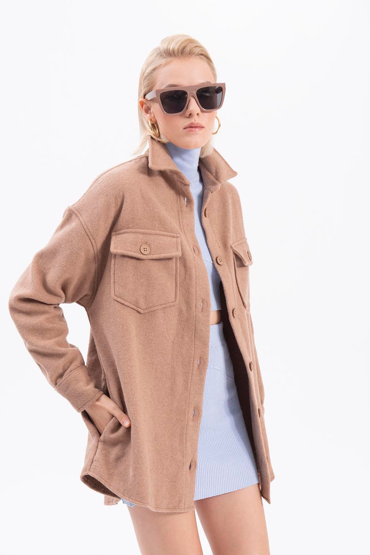BSL Women Double pocket shirt jacket - Chelmsford