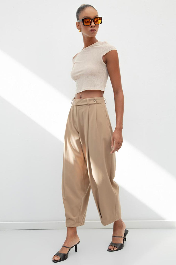 BSL Women Carrot Trousers with Double Darts - Bellevue