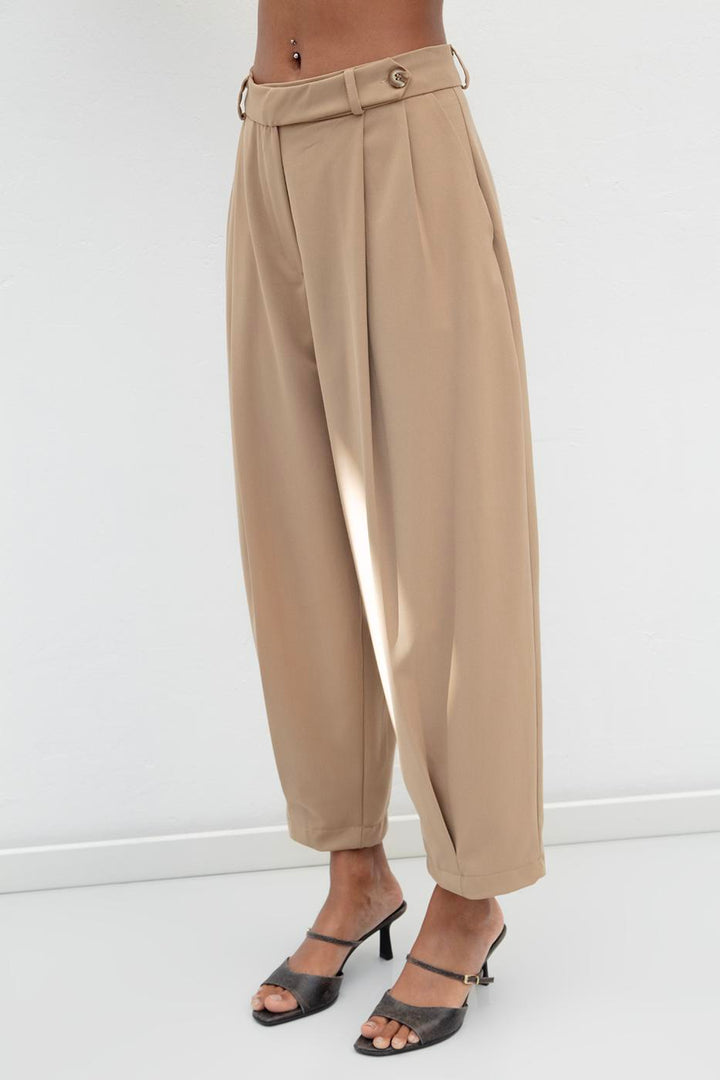 BSL Women Carrot Trousers with Double Darts - Bellevue