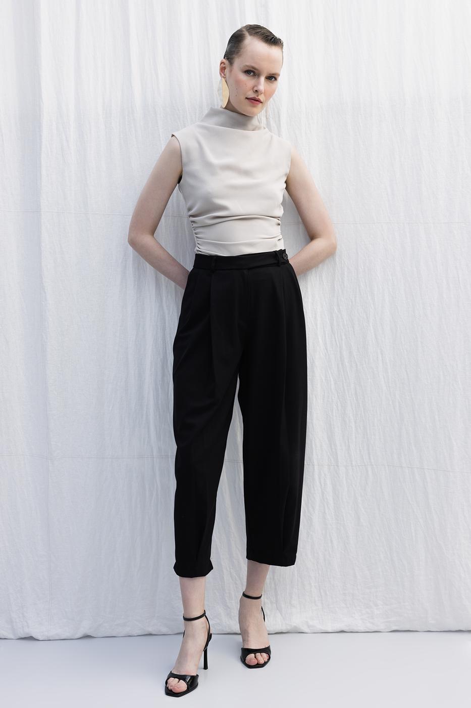 BSL Women Carrot Trousers with Double Darts - Lleida