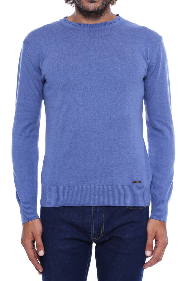 WSS Circle Neck Blue Knitwear  - Baltimore