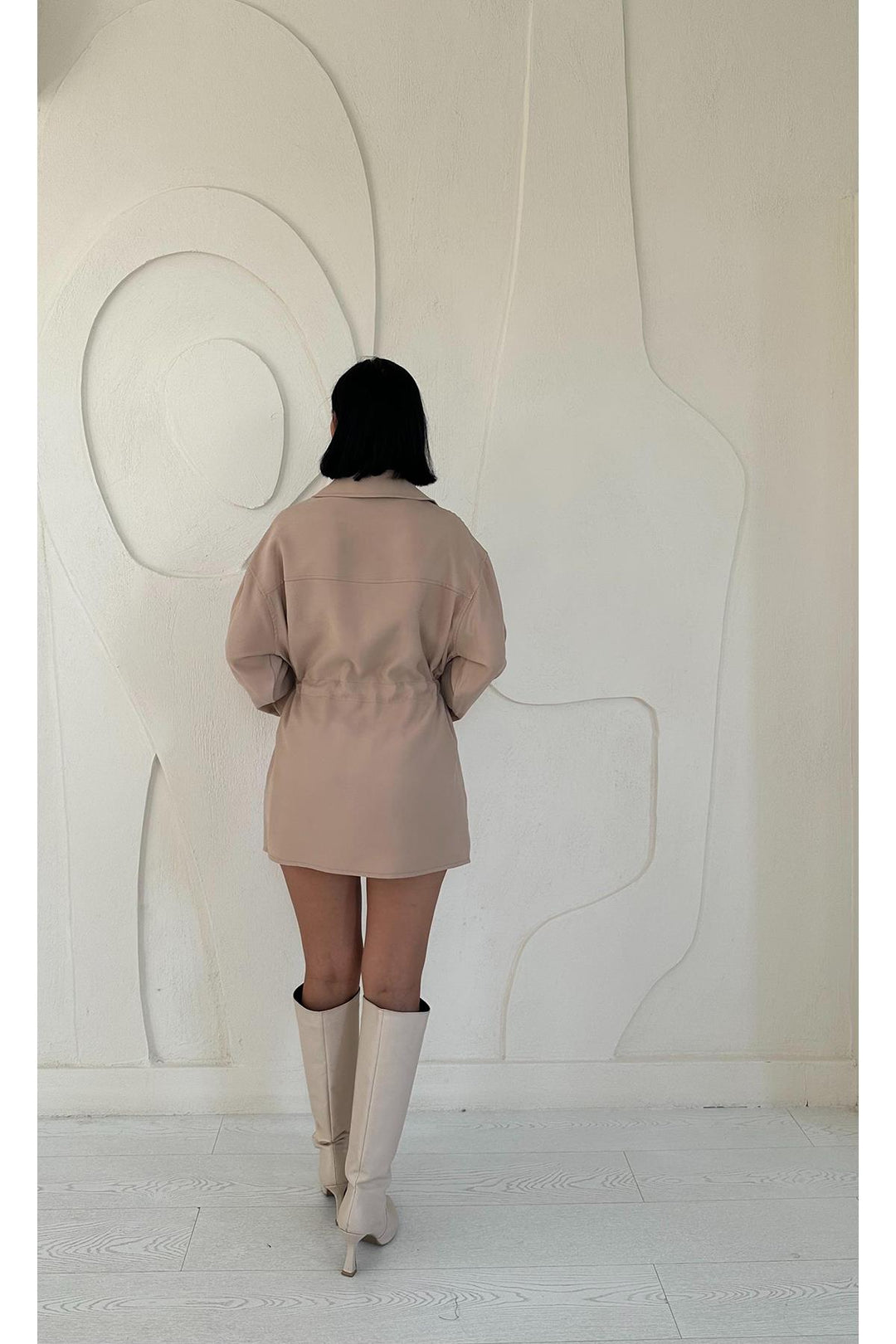 ELS Snap Button Tunnel Shirt - Mink - Stevenage