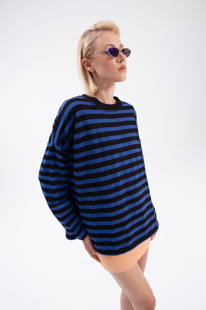 BSL Women Stripped sweatshirt - Madera