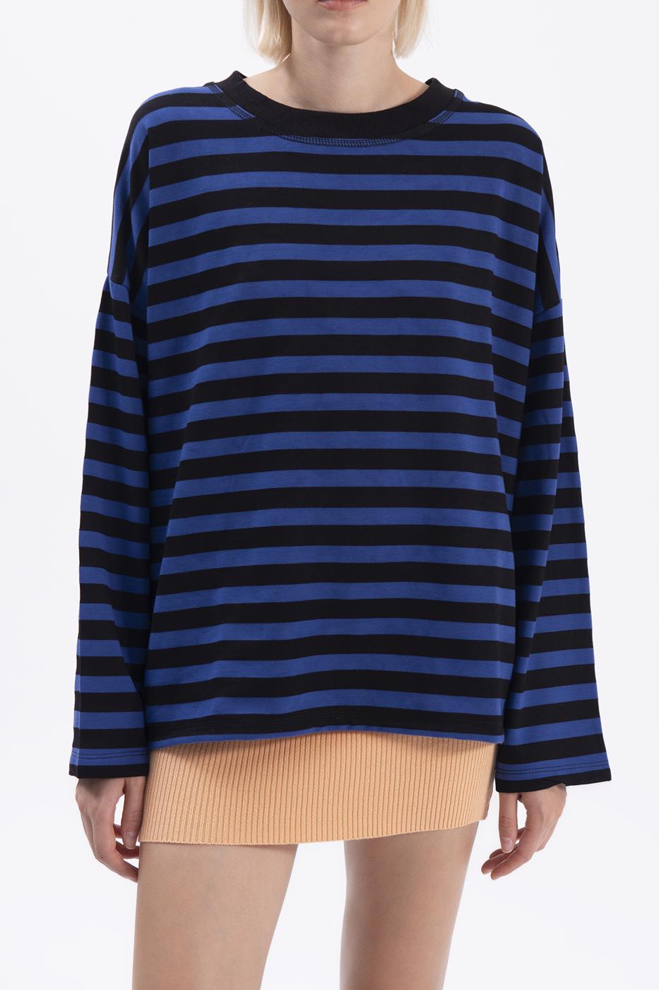 BSL Women Stripped sweatshirt - Madera