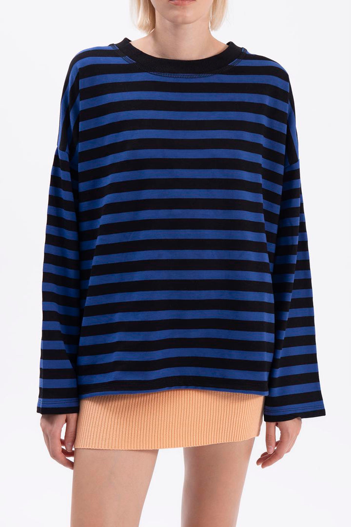 BSL Women Stripped sweatshirt - Madera