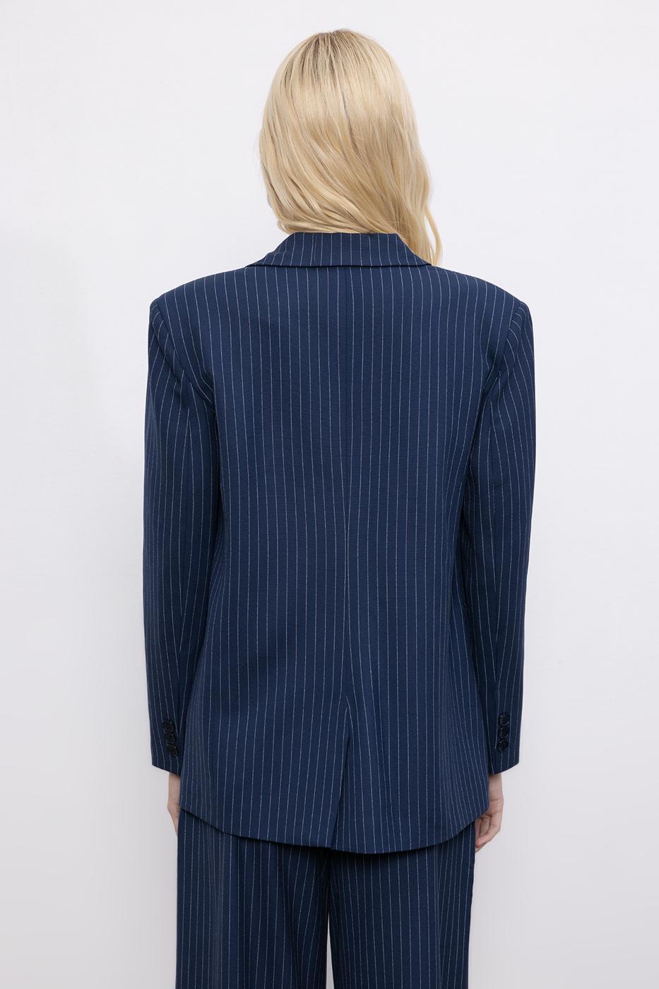 BSL Women Striped Blazer Jacket - Boynton Beach