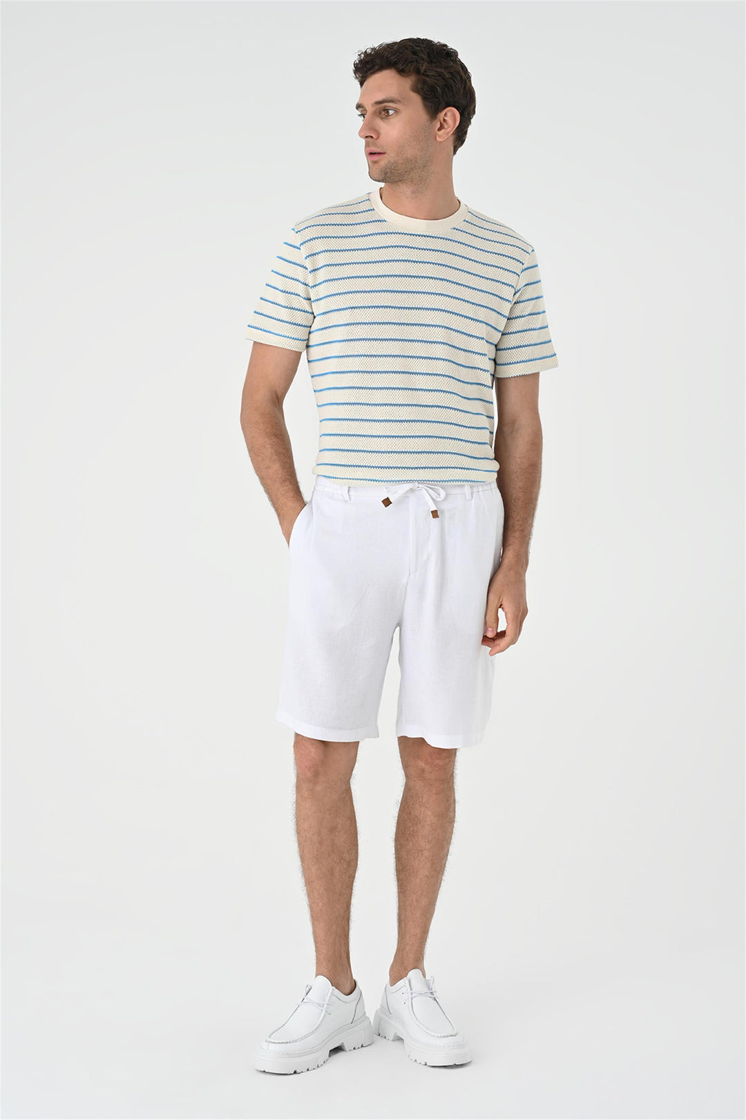 ANT Striped Knitted Men's T-Shirt - Levallois-Perret