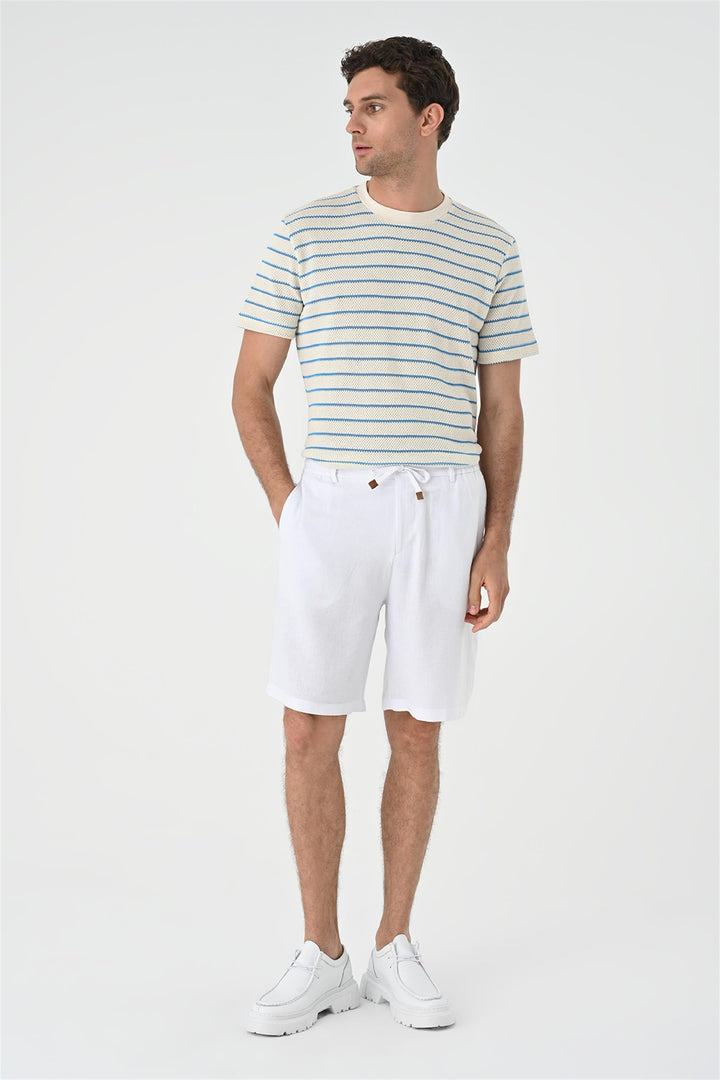 ANT Striped Knitted Men's T-Shirt - Levallois-Perret