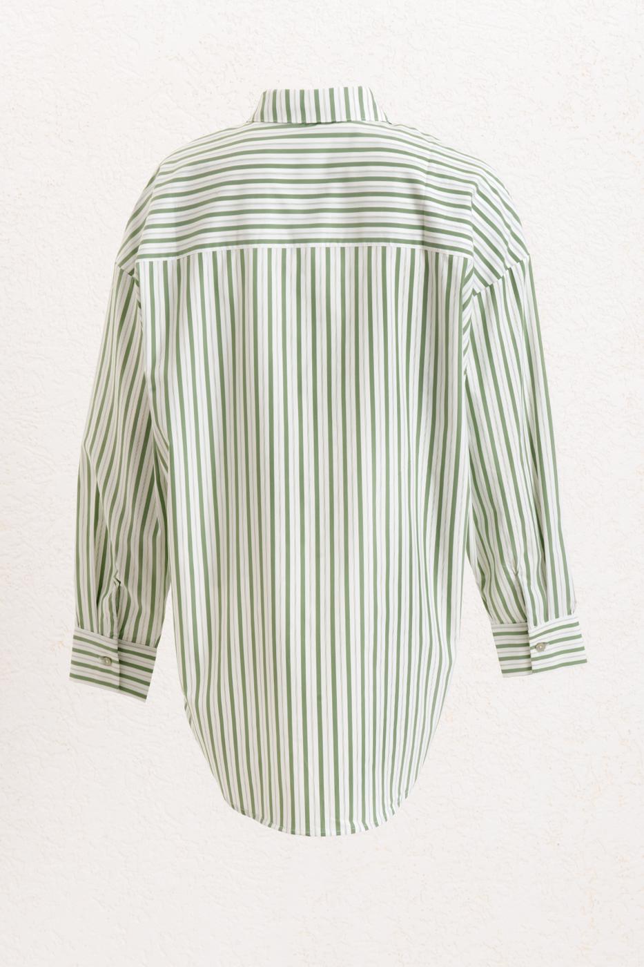 BSL Women Striped Oversize Shirt - Fasano
