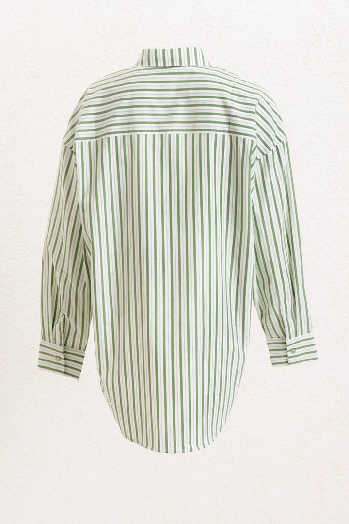 BSL Women Striped Oversize Shirt - Fasano
