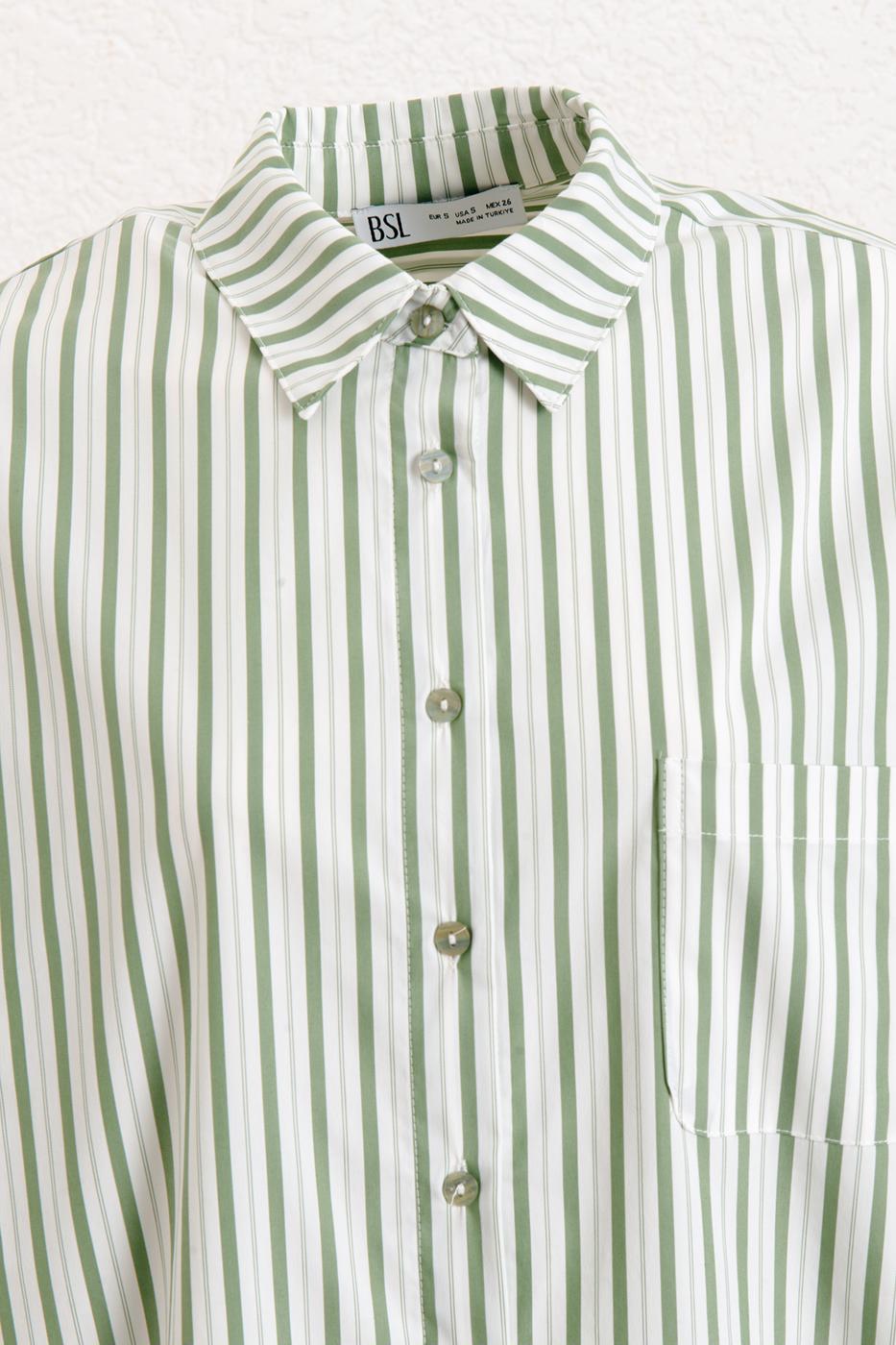 BSL Women Striped Oversize Shirt - Fasano