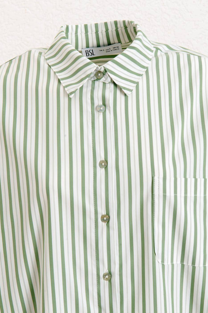 BSL Women Striped Oversize Shirt - Fasano