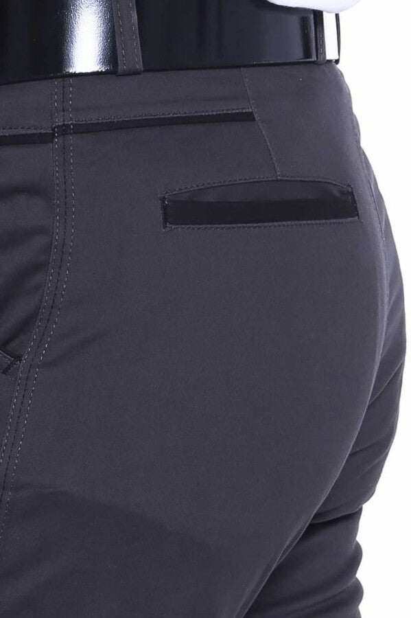 WSS Cotton Dark Grey Men Pants  - Biloxi