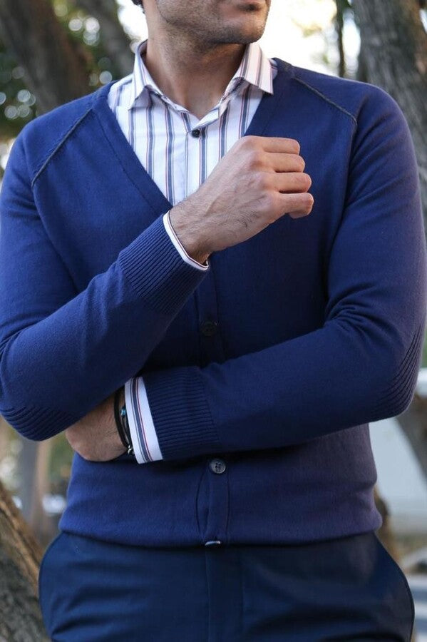 WSS Cotton Knitwear Navy Blue  - Shakhtarsk