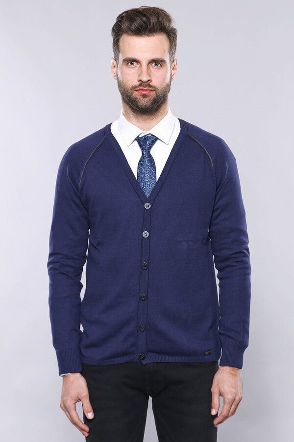 WSS Cotton Knitwear Navy Blue  - Shakhtarsk