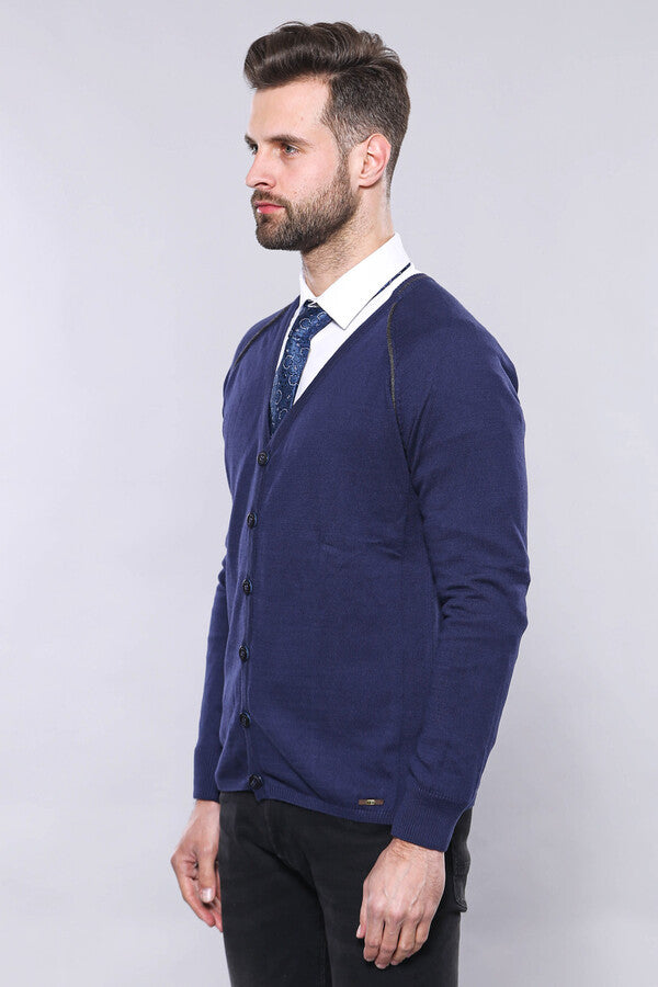 WSS Cotton Knitwear Navy Blue  - Shakhtarsk