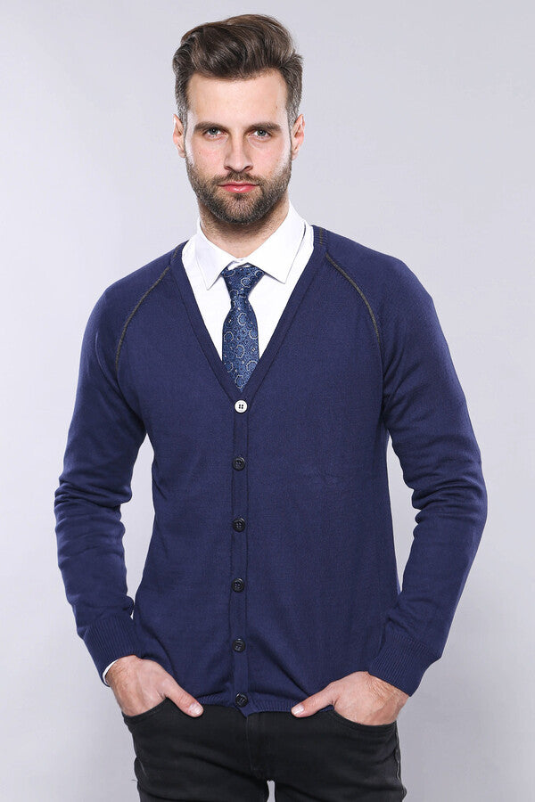 WSS Cotton Knitwear Navy Blue  - Shakhtarsk
