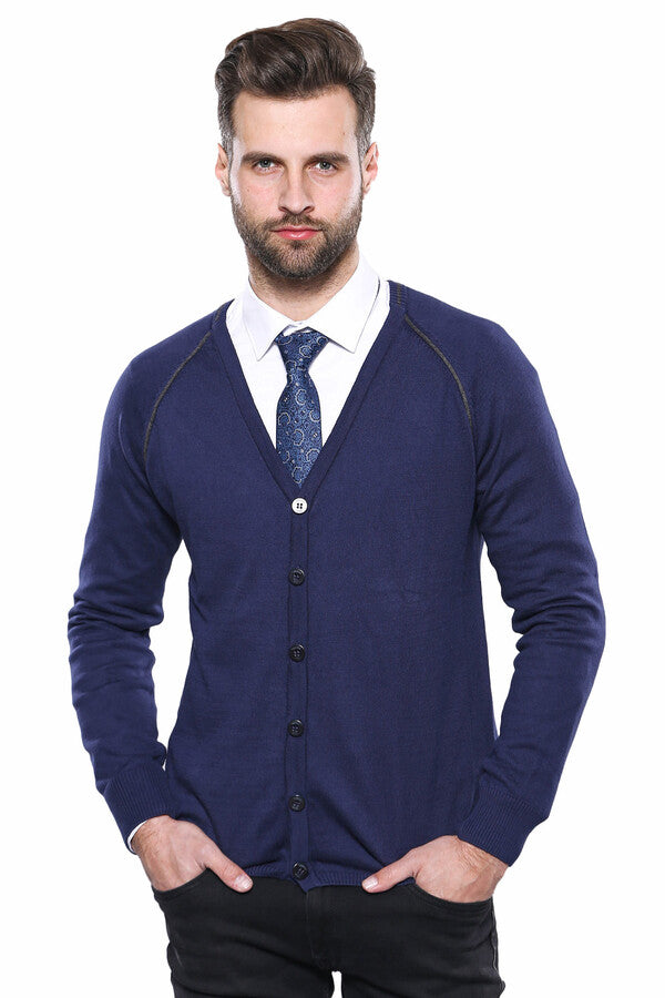 WSS Cotton Knitwear Navy Blue  - Shakhtarsk