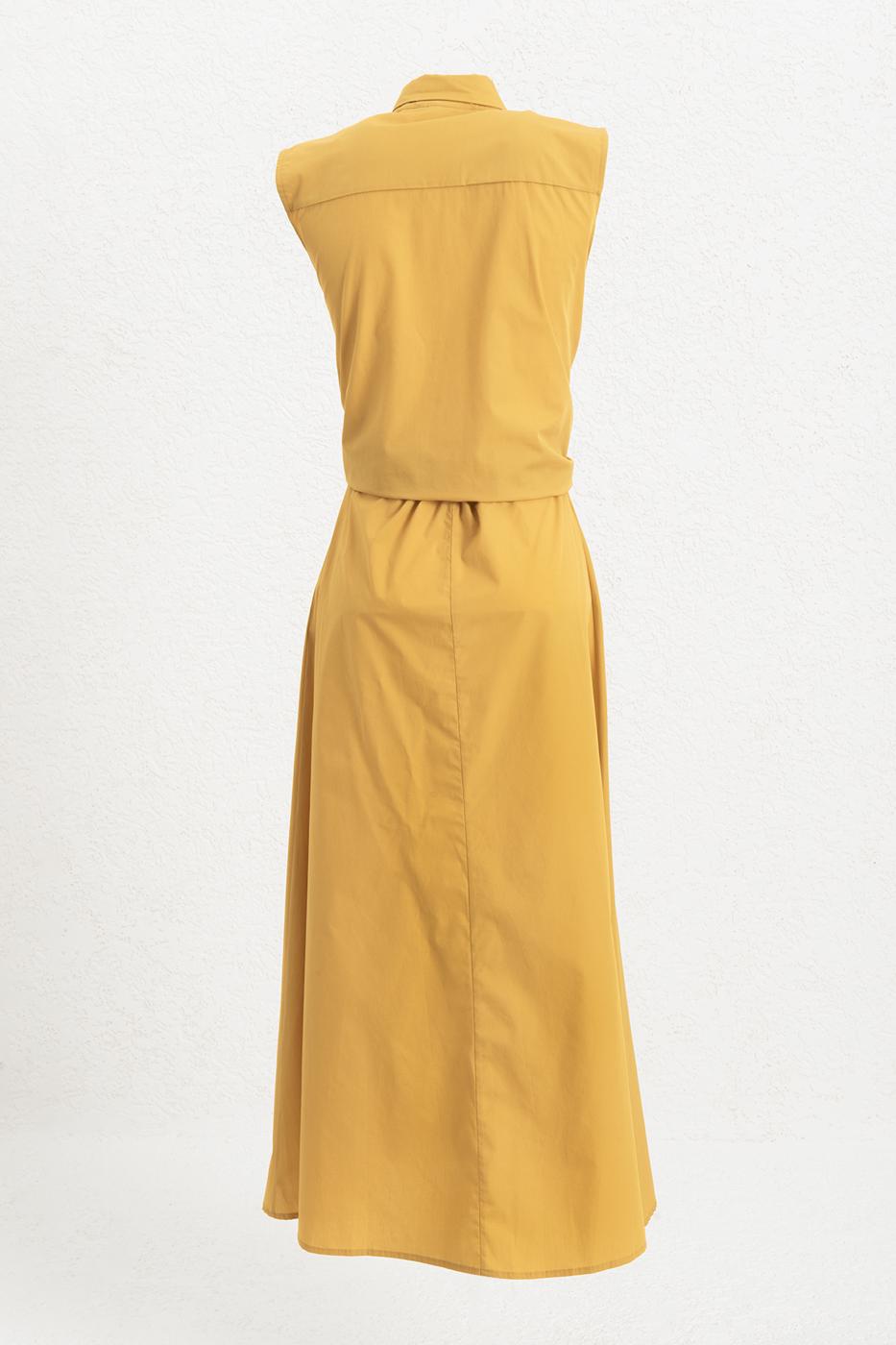 BSL Women Cotton Midi Shirt Dress - Juana Díaz