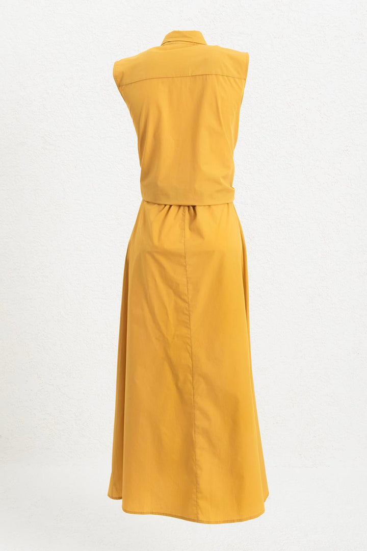 BSL Women Cotton Midi Shirt Dress - Juana Díaz