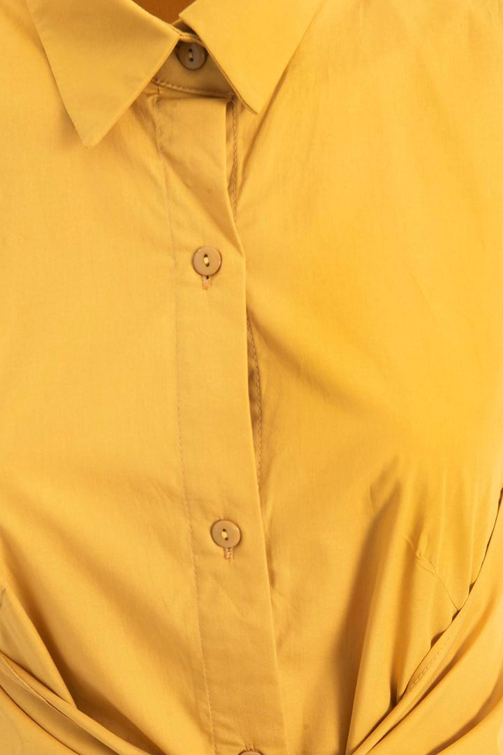 BSL Women Cotton Midi Shirt Dress - Juana Díaz
