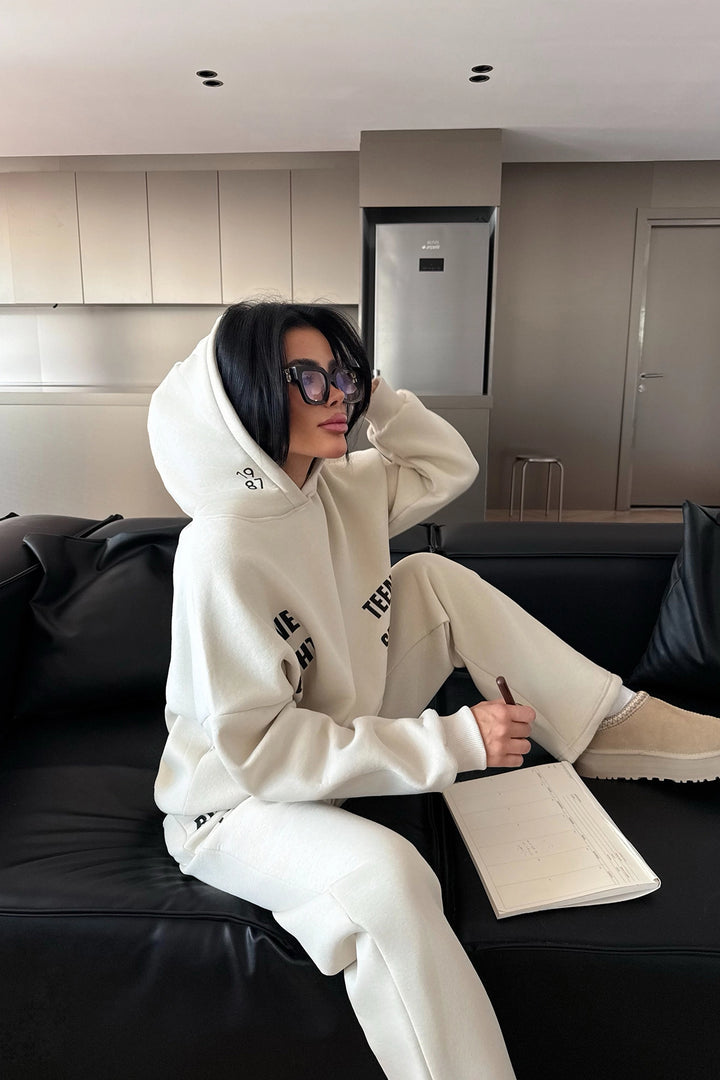 EYY Women Cream Darcey Tracksuit - Figueras