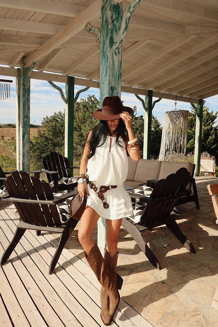 EYY Women Cream Heloise Mini Dress - Manalapan