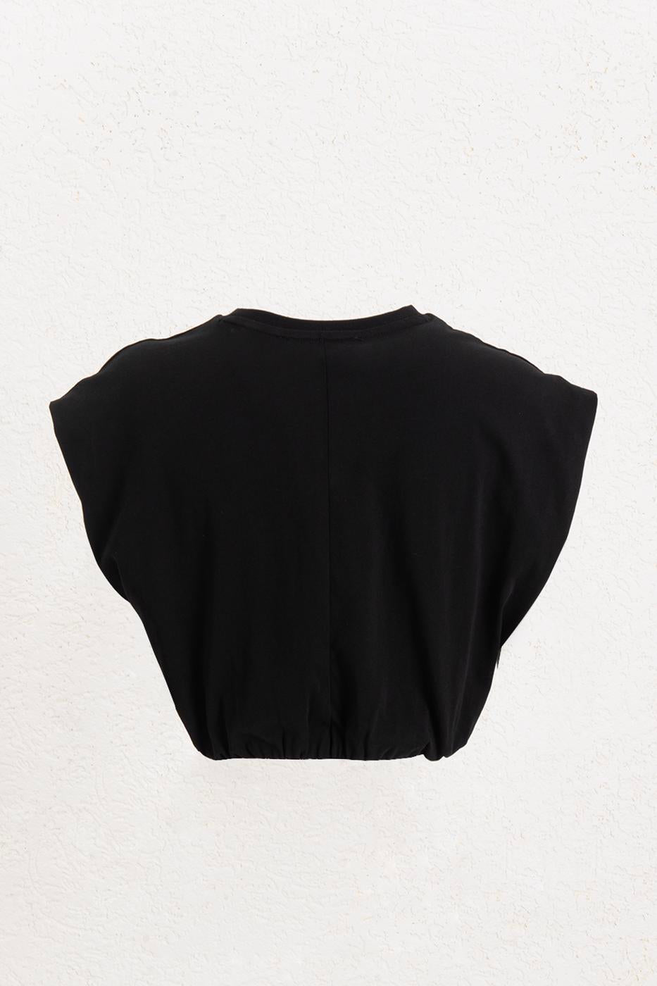 BSL Women Crop Balloon T-shirt - Nanterre