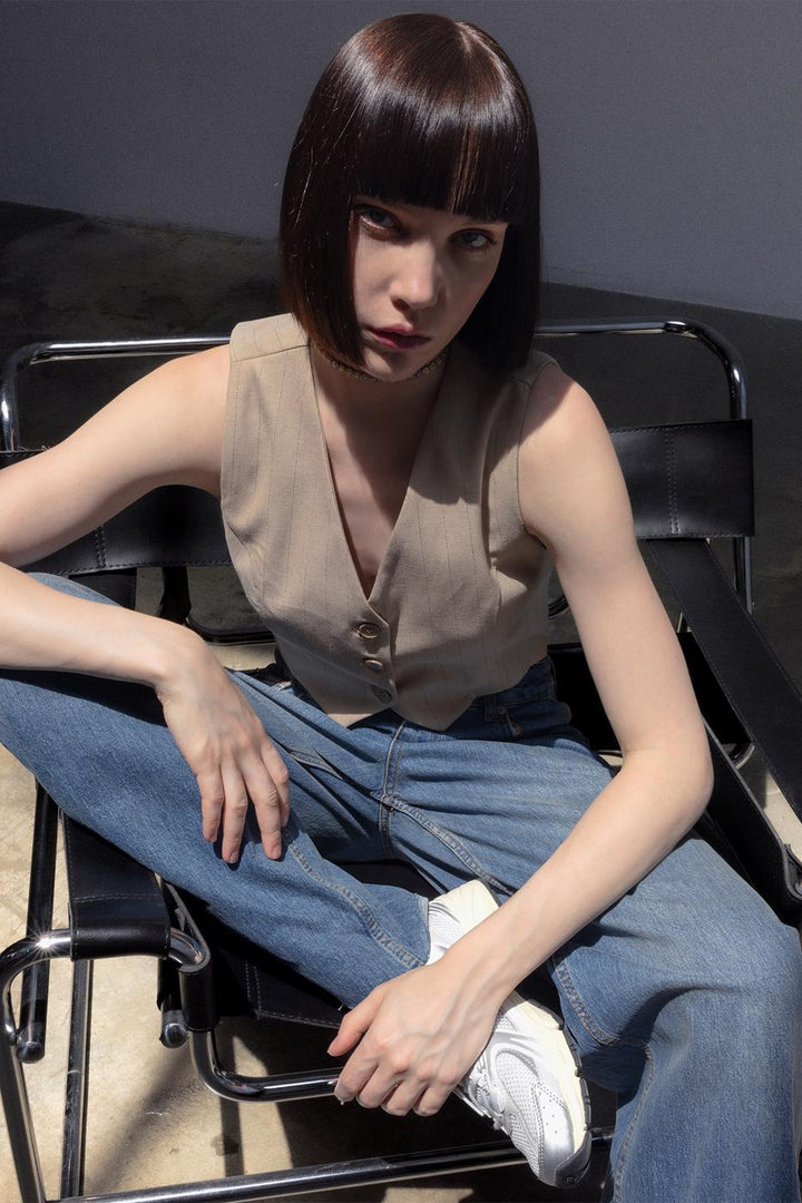BSL Women Crop Fit Vest - Gjilan