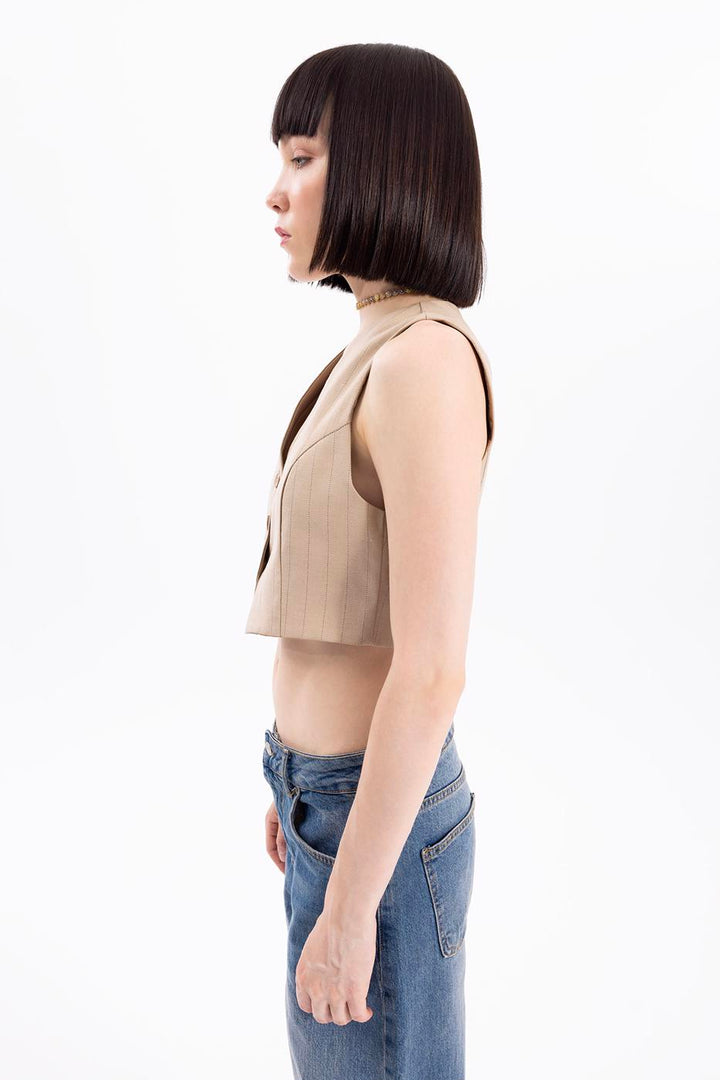 BSL Women Crop Fit Vest - Gjilan