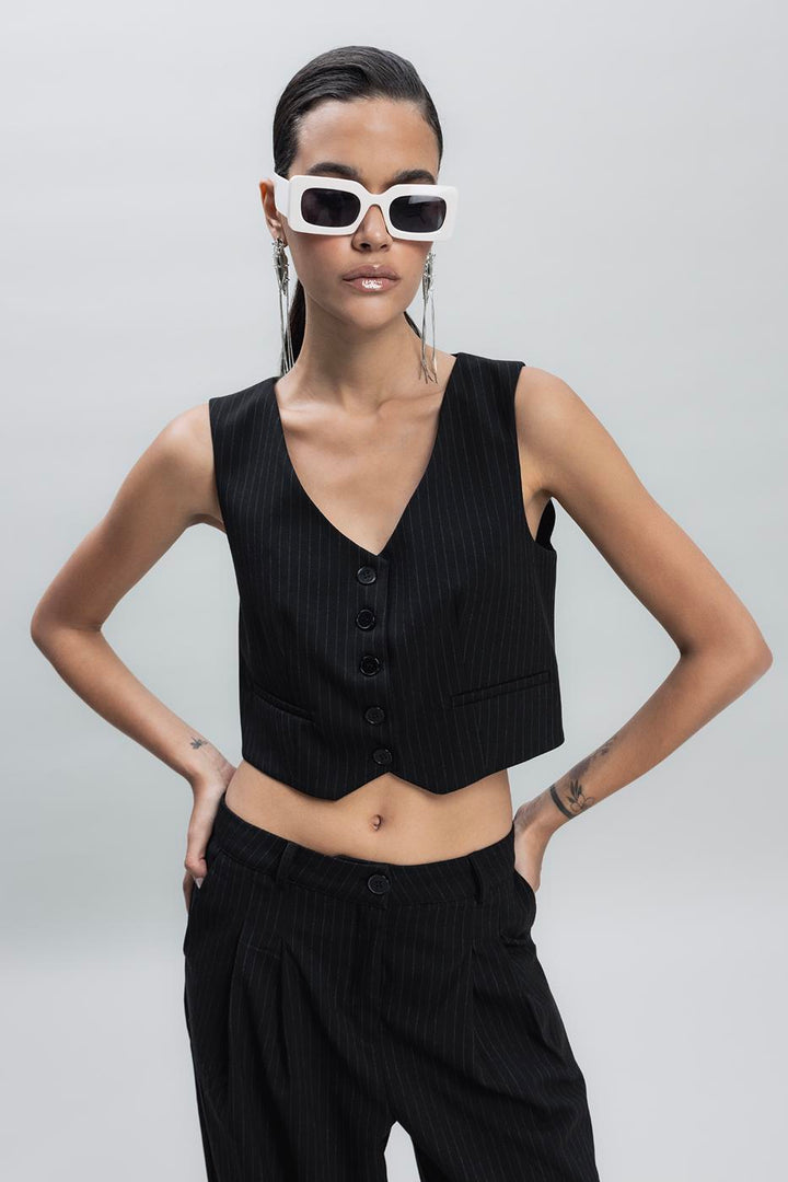 BSL Women Crop Fit Vest - Brea