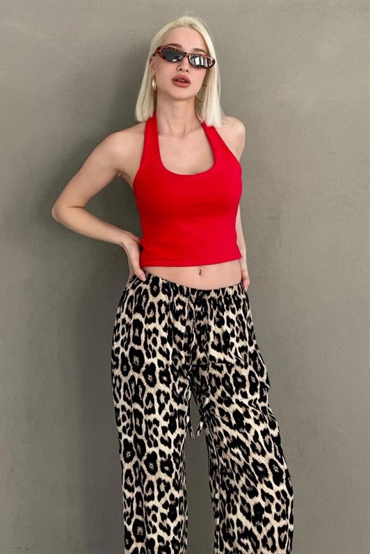 MDX Red Halter Neck Strap Crop Top MG2456 - Aschaffenburg