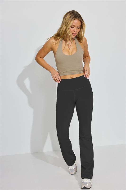 MDX Stone Color Halter Neck Neck Strap Crop Top MG2456 - Fellbach
