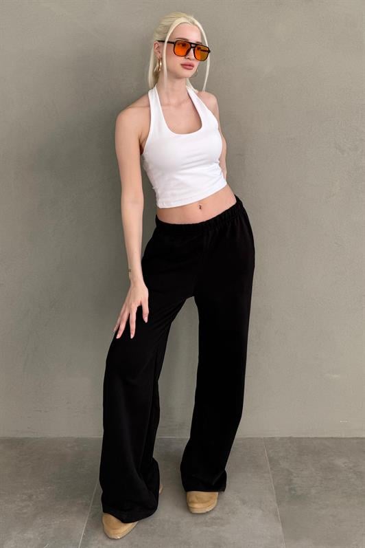 MDX White Halter Neck Strap Crop Top MG2456 - Folsom