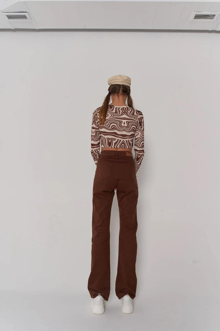 HLLY Women Brown Pants Brown - Torquay